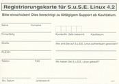 Registration Card